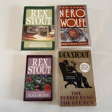 Lot Of 4 Nero Wolfe by Rex