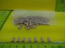 100 tegole 10x15 mm coppo terracotta pastori presepe napoli miniature natale 