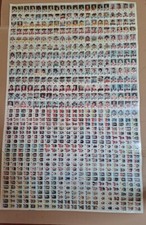 FOGLIO INTERO DI FIGURINE