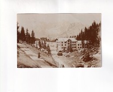 8549) MISURINA Hotel Misurina - FOTO CARTOLINA molto antica originale 1909