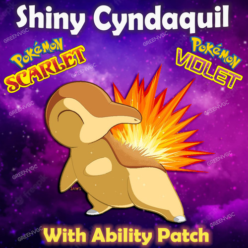 Shiny cyndaquil uovo - o,