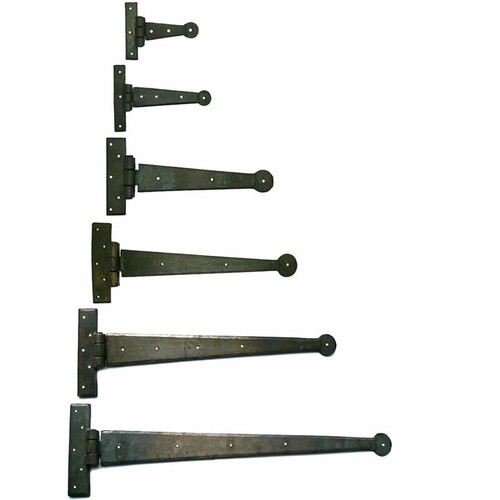 Coppia cerniere tee - coppia, forgiate
