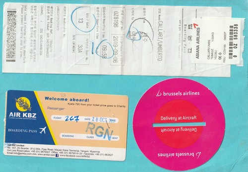 Biglietti aereo esteri usati - aereo, esteri,