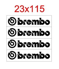 4 STICKERS  BREMBO ETRIER  GT FORD MUSTANG BREMBO 23X115mm chacun