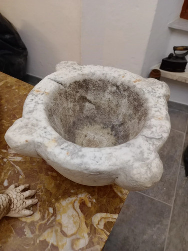 Antico mortaio marmo - antico, '800
