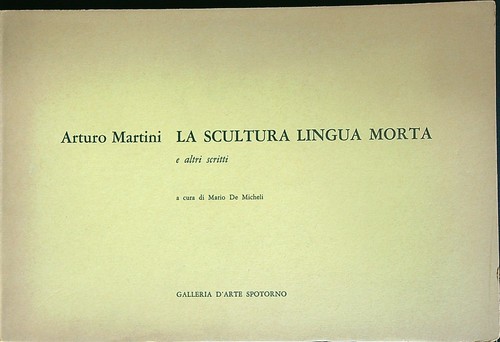 Scultura lingua morta - la,