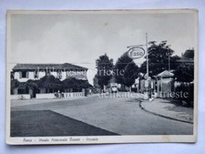 PIERIS Bar Sport pompa Benzina Esso San Canzian d'Isonzo Gorizia cartolina 