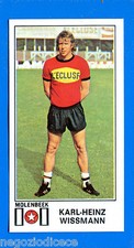 FOOTBALL 1976 BELGIO -Panini Figurina-Sticker n. 314 - WISSMANN -MOLENBEEK-Rec