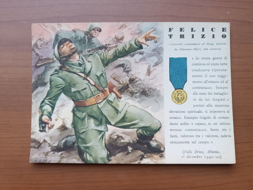Trizio felice fante medaglia - trizio,