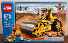 Lego City 7746 Rullo a Tamburo Singolo Costruzione Steamroller Edizione Limitata Nuovo