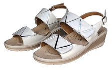 Sandali Donna Vera Pelle Made