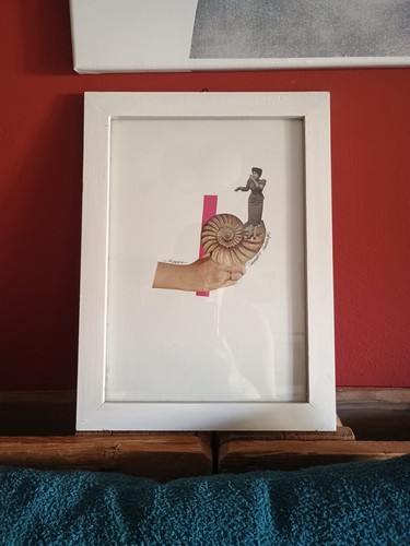 Quadro con collage originale - con,