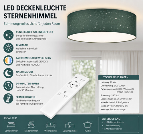 Plafoniera led navaris - plafoniera,
