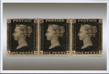 1840 UK GB QV 1d Penny