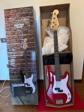 Basso elettrico 4 corde ROSSO