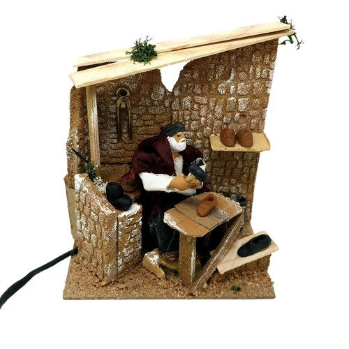 Pastore per presepe - pastore, in