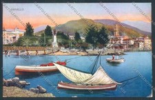Genova Rapallo Barca cartolina