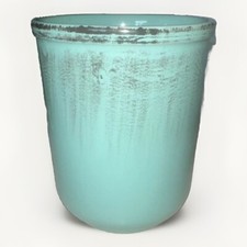 Vaso acqua terracotta smaltata