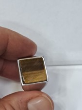 Solid Natural 925 Silver Tiger