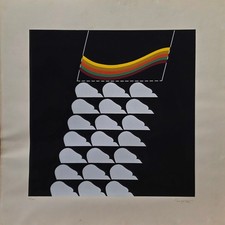 PENGO RENATO (Padova, 1943) SENZA TITOLO serigrafia 1973 cm. 70 x 70