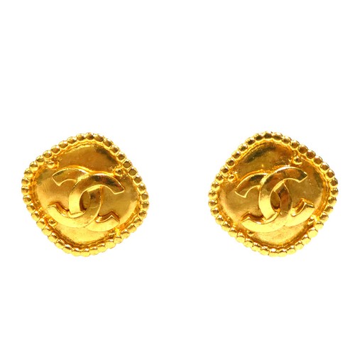 Orecchini clip con logo cc - orecchini,