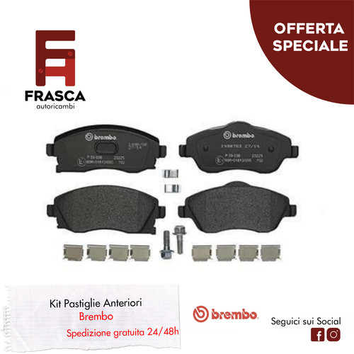 Pastiglie freno anteriori opel - anteriori,