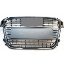 Mascherina Griglia Grigia Con