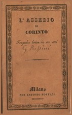 L'assedio di Corinto, tragedia