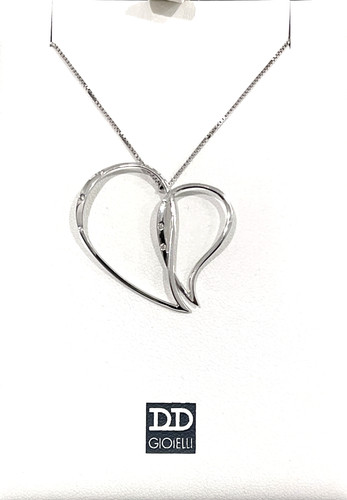 Collana oro bianco kt - collana,