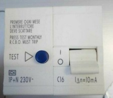 INTERRUTTORE MAGNETOTERMICO DIFF. RCBO AVE 45B22X16 SERIE BANQUISE SISTEMA 45