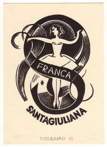 Peter wolbrand exlibris für - wolbrand:,
