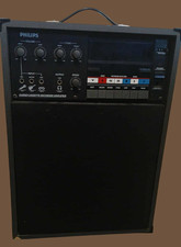 Philips D6550 – Registratore a cassette con amplificatore integrato – Vintage –