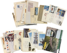 Tematica Ponti e ing.civile -Lotto oltre 60 pz. Storia Postale/Maximum/Buste FDC