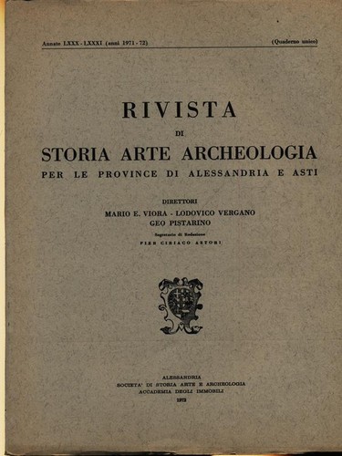 Rivista storia arte - rivista,