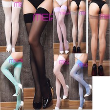 Calze Parigine Velate Autoreggenti Brillante Stocking Lucido Reggicalze Collant