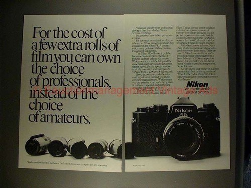 Pubblicità fotocamera nikon - pubblicità,