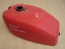 Serbatoio benzina Honda CB 400 Four rosso con ammaccature per hobbisti serbatoio CB400F anno 1975-79