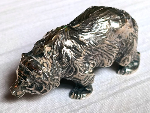 Argento 800 microfusione orso - argento,