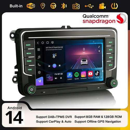 8gb 128gb android - 14, autoradio
