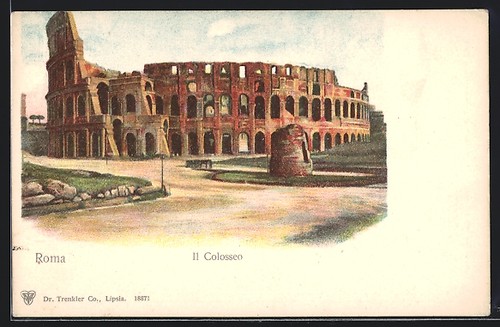 Roma colosseo cartolina - il,