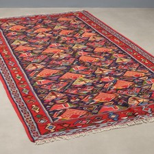 Tappeto Kilim Antico Lana Nodo