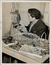 1954 Stampa Foto Pittore