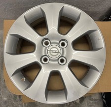 N.4 CERCHI ORIGINALI OPEL In lega NUOVI 4 FORI 15" 5,5J H2 ET 50