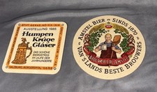 2 sottobicchieri birra vintage