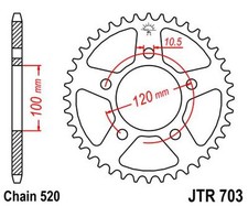 PIGNONE POSTERIORE JT 703 41