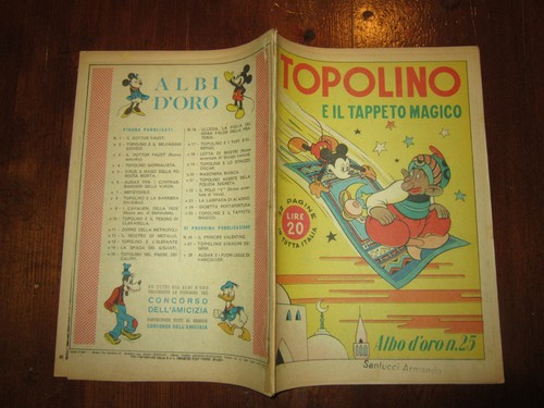 Walt disney albo oro 25 - d'oro, n°25