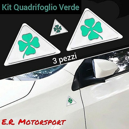 Kit stemmi quadrifoglio verde - kit,