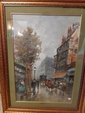 Quadro olio su tela dipinto a