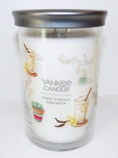 Yankee Candle Candela Dolce Vaniglia Horchata Grande 2 Stoppini Candela Bicchiere