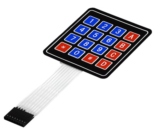 Tastiera 4x4 key membrana - tastiera,